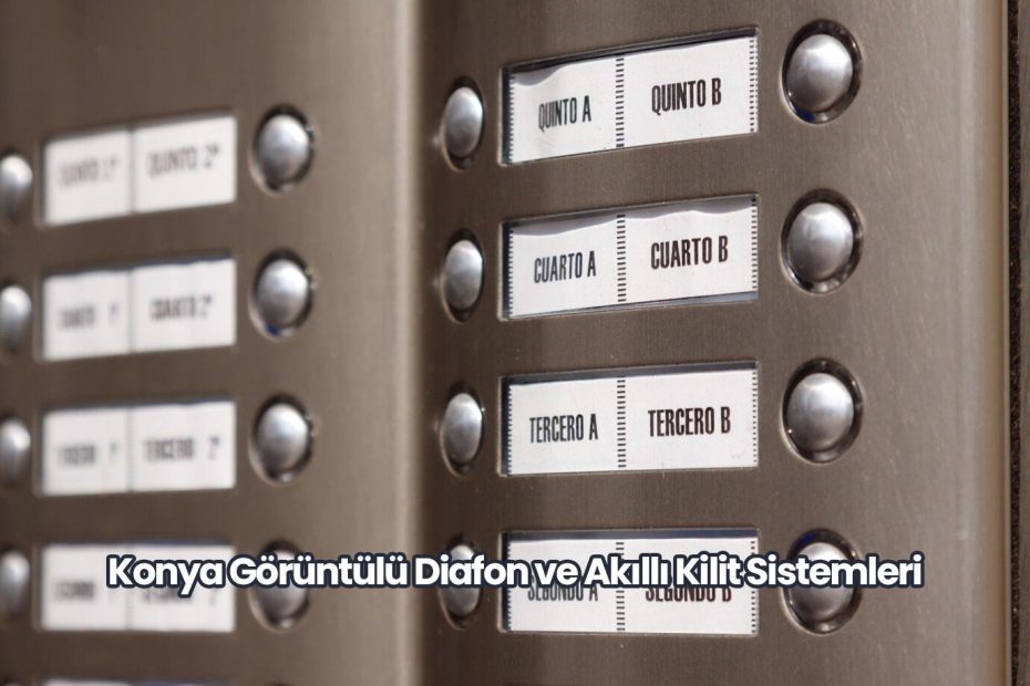 Konya Görüntülü Diafon ve Akıllı Kilit Sistemleri